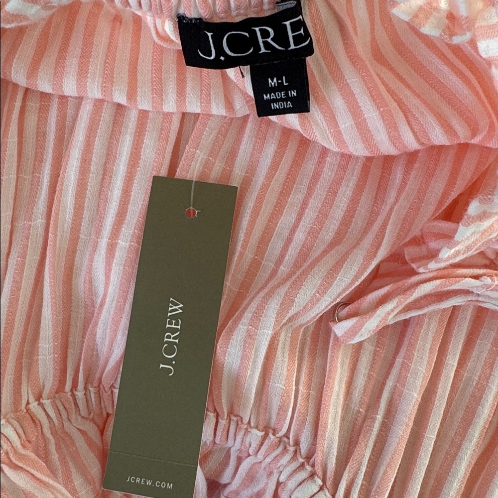 NWT J Crew Ruffle beach dress Size M/L - Picture 14 of 14